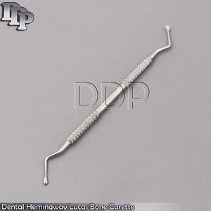 DENTAL HEMINGWAY LUCAS BONE CURETTE PERIODONTAL SURGICAL TOOTH CLEANING TOOLS - Picture 1 of 3