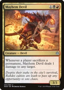 MTG UC REGULAR (WAR) WAR OF FARK - MAYHEM DEVIL 204/264 LP - Bild 1 von 1