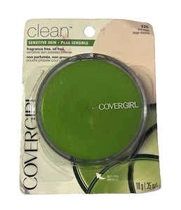 Covergirl Clean Sensitive Fragrance-Free Pressed Powder, 225 Buff Beige (Lime) - Picture 1 of 6