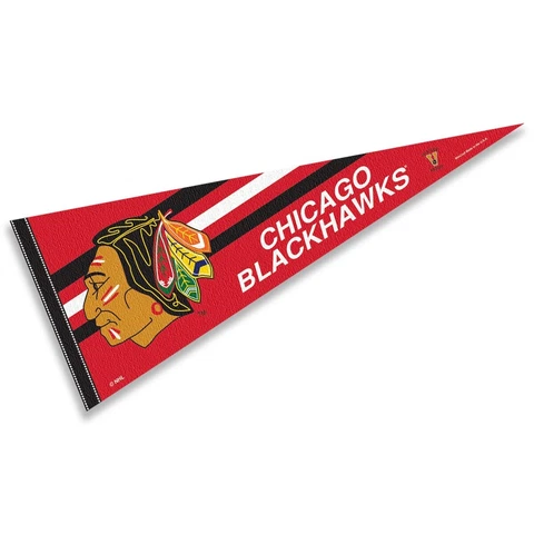 NHL Chicago Blackhawks Vintage Throwback Logo Pennant Cover