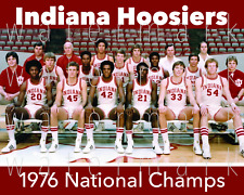Indiana Hoosiers 1976 team 8X10 photo poster print picture RP