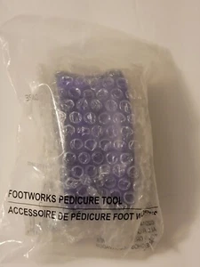 Avon Foot Works Pedicure tool purple New sealed ALL-IN-1 pumice file A3 - Picture 1 of 5