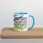 GloWell Designs - Mug with Color Inside - Affirmation Quote - I Know