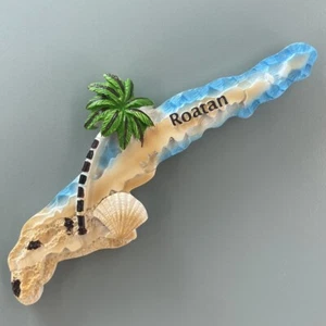 Roatan Island Honduras Tourist Geschenk Souvenir 3D Harz Kühlschrank Kühlschrankmagnet - Bild 1 von 4