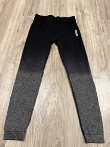 Gymshark Adapt Black Ombre Seamless Leggings Size Small Shaping - Bild 1 von 7
