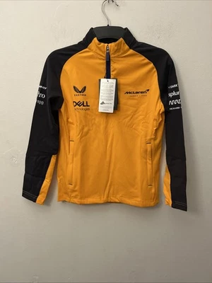 McLaren F1 Junior Quarter Zip Replica 1/4 Zip Midlayer JS 8-9 Jahre 27 Brust
