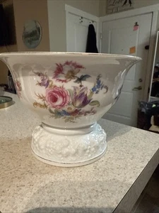 Rosenthal Modell Von PH Rosenthal Shale Aug Fub Bowl On Foot Selb Bavaria - Picture 1 of 5