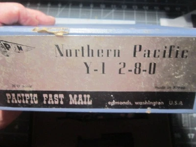 Pacific Fast Mail Northern Pacific 2-8-0 Y-1 Class - HO Scale Brass Locomotive - Image 1 of 4