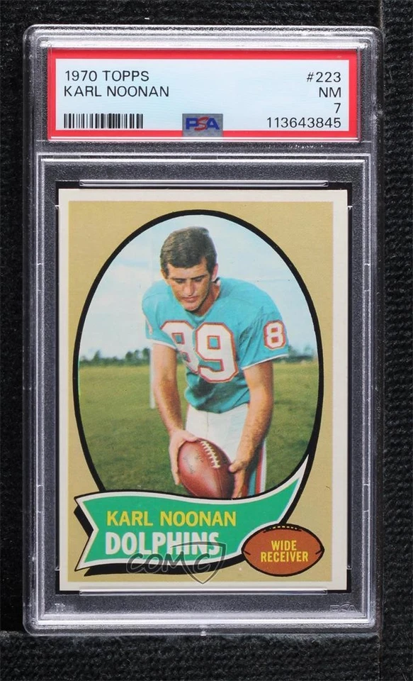 1970 Topps Karl Noonan #223 PSA 7 - Image 1 of 2