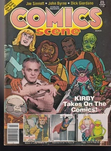 Comics Scene Magazine 2  1982 Jack Kirby Carl Barks Byrne Sinnott Giordano Dredd - Picture 1 of 3