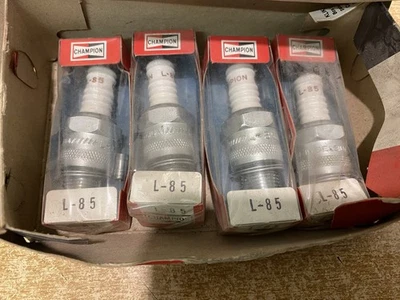 4 x Champion L85 Spark Plugs New Old Stock Car motor cycles vintage antique - Image 1 of 2