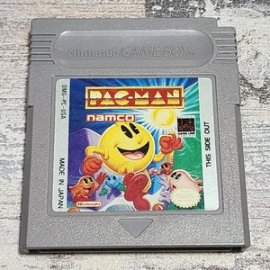 Pac-Man (Nintendo Game Boy, 1991) Cartridge Only Authentic Tested Gray Cartridge - Picture 1 of 11