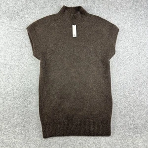 Suéter túnica Banana Republic mediano pequeño mezcla de alpaca tejido suave difuso NUEVO $180 - Imagen 1 de 13