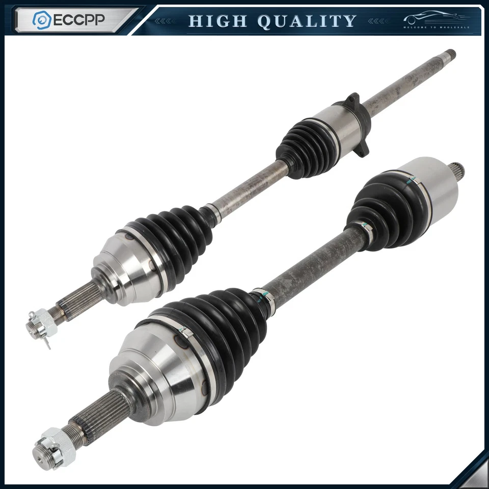 FWD Front For Nissan Quest Mini Passenger Van 3.5L 2004-2009 2x CV Axle Assembly - Imagem 1 de 4