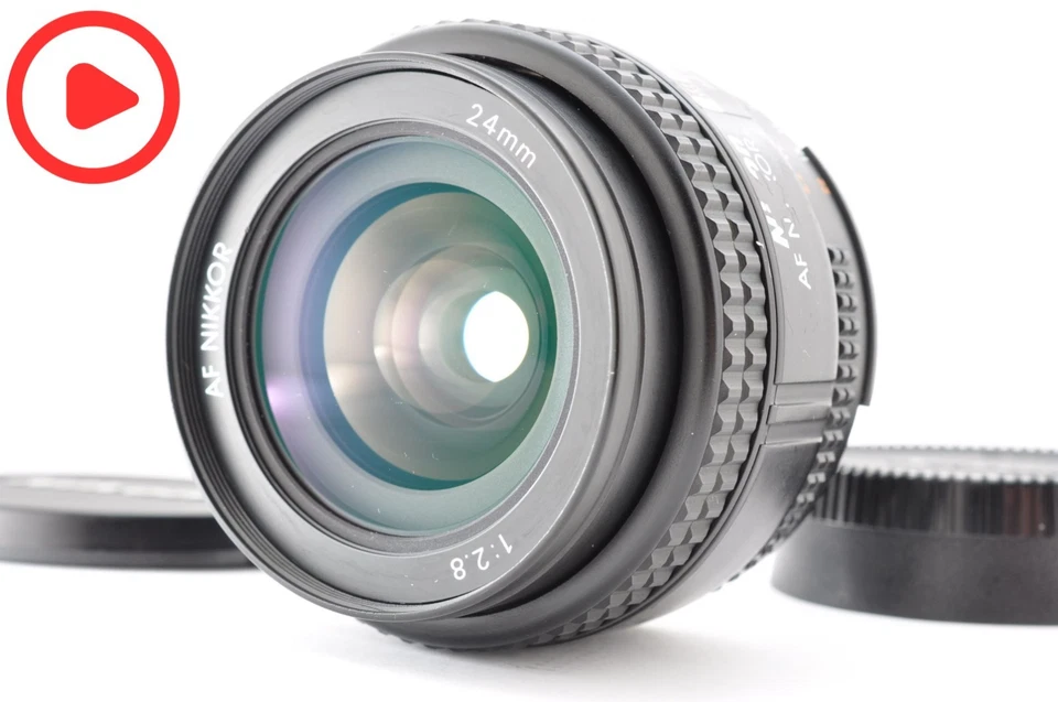 Lente gran angular Nikon AF NIKKOR 24 mm F/2,8 montaje F de Japón [Exc+5] 88089 Foto 1 de 4