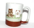 Vtg Otagiri Cat Coffee Mug 1980