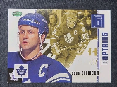 03-04 Parkhurst Original 6 Doug Gilmour 🚨🚨🚨 Toronto Maple Leafs Captains  - Image 1 of 2