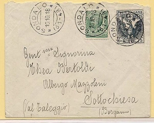 10.10.1918 Lettera da Sondalo per Sottochiesa - Picture 1 of 1