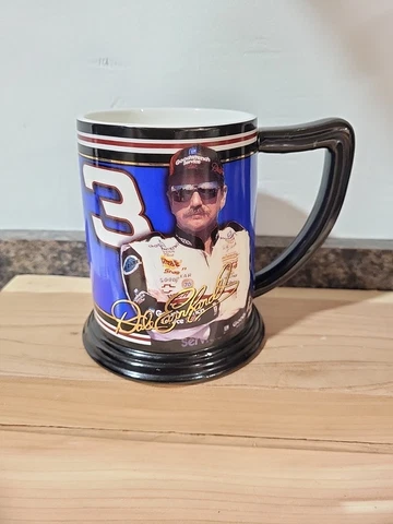 Dale Earnhardt Franklin Mint Nascar Stein Collector  Tankard Beer Cup Mug Cover