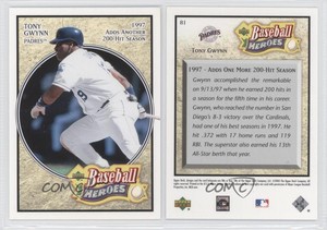 2005 Upper Deck Baseball Heroes Tony Gwynn #81 HOF