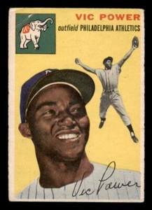1954 Topps Baseball #52 Vic Power GD *g1