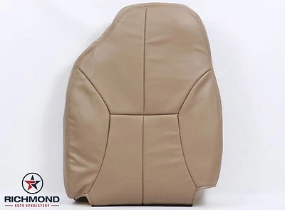 Dodge Ram 3500 SLT 2001 2002 cuádruple cubierta de asiento de cuero con respaldo inclinado del lado del conductor tostado Foto 1 de 4