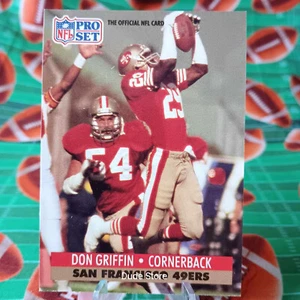 1991 NFL PRO SET - Don Griffin #650 - San Francisco 49ers - EX - Picture 1 of 2