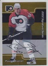 2001-02 ITG BAP SIGNATURE GOLD AUTO PAVEL BRENDL RC Autograph #220  Be A Player