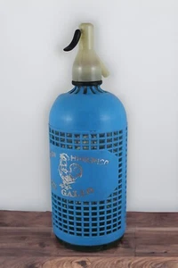 Antiguo SIFON Higienico EL GALLO Madrid Gaseosa Botella Coleccion VINTAGE Retro - Imagen 1 de 5