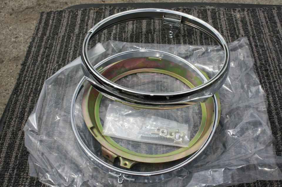 KIT COMPLETO HONDA CB750 CB550 7" anillo embellecedor llanta retenedor 33101-300-673 Foto 1 de 4