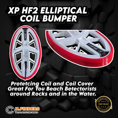UKHF Xp HF2 Elliptical Coil Bumper Great for you beach detectorists around rocks