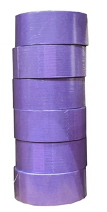 Professional Grade  2 Inch Masking Tape - Competes with 3M 6656 Yellow - 6 Rolls - Picture 1 of 3