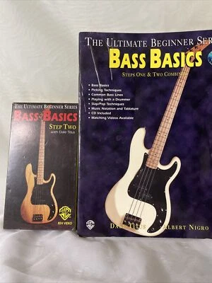 Bass Basics  Guitar the ultimate beginner series Book No Cd But VHS Guitar - Image 1 of 4