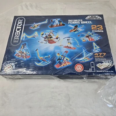 Erector Motorized Ferris Wheel Set Meccano 8257 Construction 477 Pieces Ages 8+ - Image 1 of 2