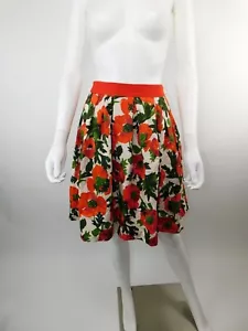 Milly New York Swing-Faltenrock 2 Blumenmuster Mohnmuster - $ 228 - Bild 1 von 6