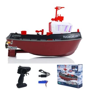 1/72 Heng Long 2.4G RC Tugboat Remote Control Towboat Powerful Dual Motor Model - Picture 1 of 21