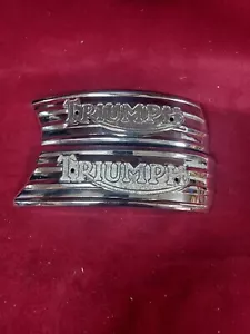 Triumph Tiger Cub T15 Terrier Benzintank Chrom Stylingbänder F3494, F3495 - Bild 1 von 18