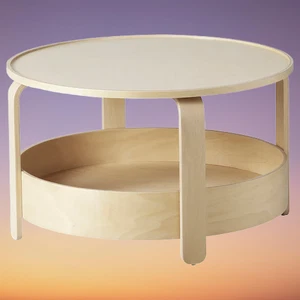 IKEA BORGEBY Coffee table, birch veneer 70 cm  *Brad New*