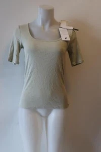 NWT Womens Elie Tahari Light Sage Green Short Sleeve T-Shirt Top S/P * - Picture 1 of 7