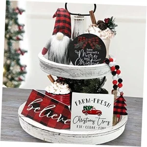 Christmas Decor - Christmas Decorations Indoor - Believe Merry Christmas - Picture 1 of 7