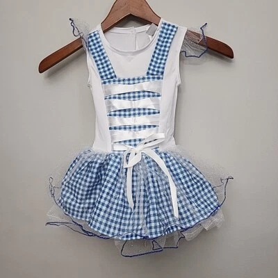 Disfraz de Dorothy del Mago de Oz para niños/niños pequeños talla XS estilo tutú disfraz de Halloween Foto 1 de 4