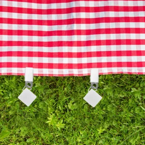 4 Pcs Tablecloth Windproof Clip Banquet Outdoor Supply Compact Cover - Picture 1 of 12