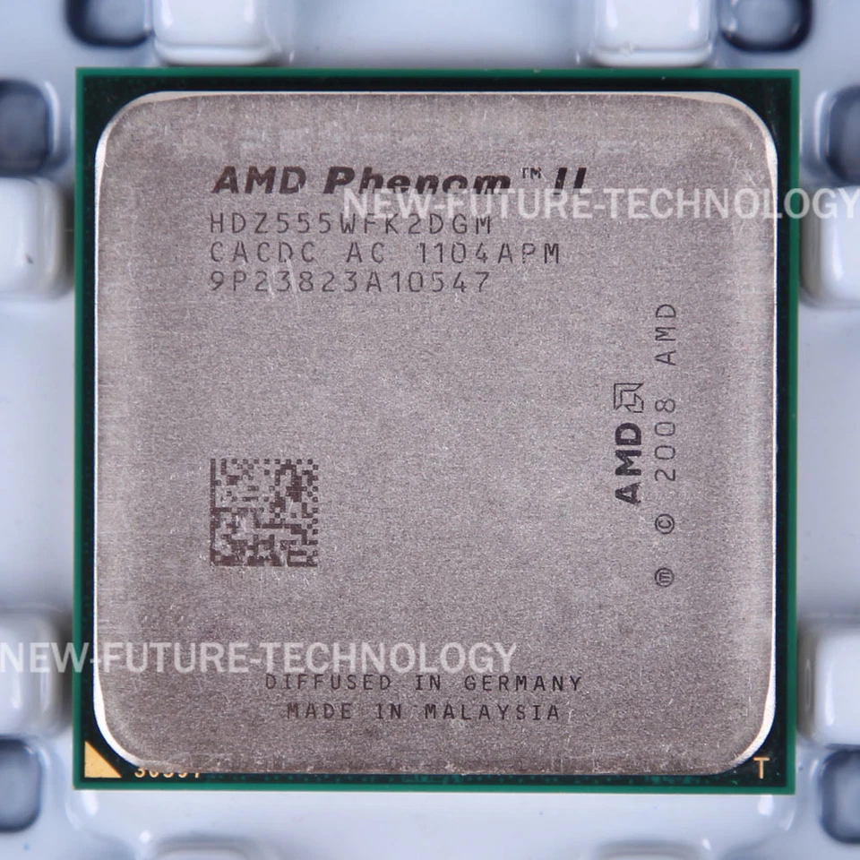 AMD Phenom II X2 555 (HDZ555WFK2DGM) CPU 4000 MHz 3.2 GHz Socket AM3 100% Work - Image 1 of 1