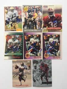 Ricky Watters Autographed Card Will Pass BAS RC Rookie Upper Deck Notre Dame - Picture 1 of 8