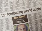 OBIT Clippings : Cesar Menotti (Argentina - Football Manager)