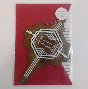 Biglietto regalo di Natale o portasoldi Hallmark nuovo con busta - Foto 1 di 5