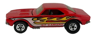 1982 Hot Wheels '67 Camaro Red with Flames Hood Opens Made in Malaysia - Picture 1 of 17