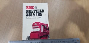 LIBRO DE DATOS DEL VENDEDOR PARA EL TRACTOR BMC NUFFIELD 3/45 Y 4/65 IMPRESO OCTUBRE 1967 - Imagen 1 de 16