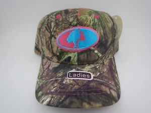 Womens Mossy Oak Camouflage Hunting Hat Cap Pink And Teal Obsession - Picture 1 of 6