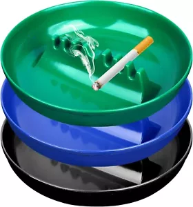 Ashtray for Cigarettes Outdoor Ash Tray Sets Patio Ashtrays: Large Home Plastic - Picture 1 of 6